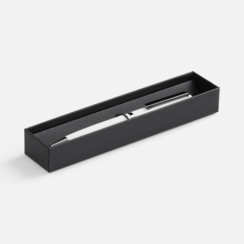 Ручка шариковая Inkish Chrome в футляре, белая 5