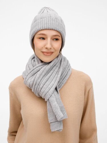 Шапка Bellish, светло-серый меланж 6