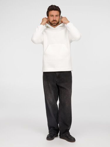 Худи унисекс оверсайз Easy Street, молочно-белое, размер XL/XXL 7