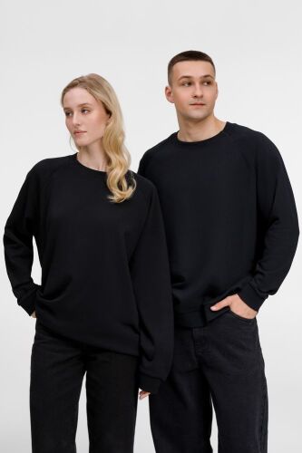 Свитшот унисекс Avenu, черный, размер XL/XXL 7