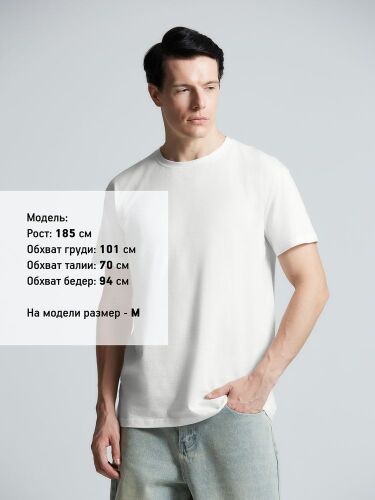 Футболка унисекс T-Bolka 160, белая (белоснежная), размер XL 1