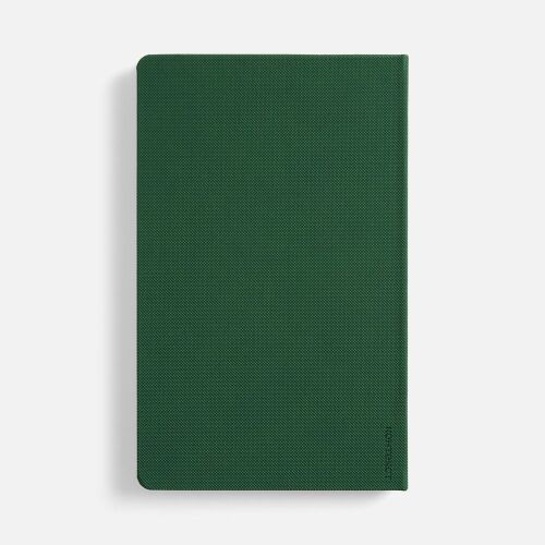 Ежедневник Duplex, недатированный, белый с зеленым 4