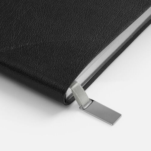 Ежедневник Petrus, недатированный, черный с серебром 5