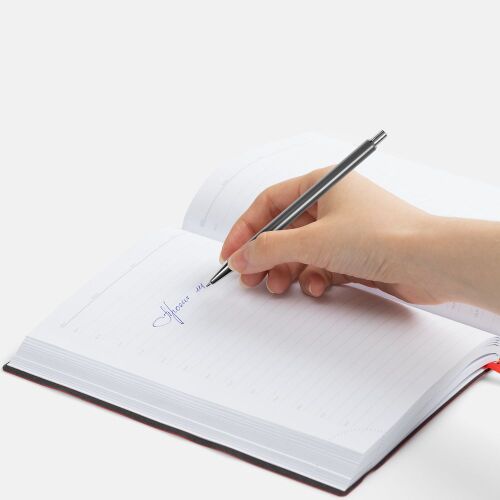 Ручка шариковая Slim Beam, серая 3