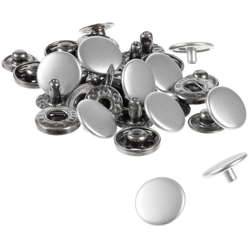 Кнопка Clavis, M, серебристая 3