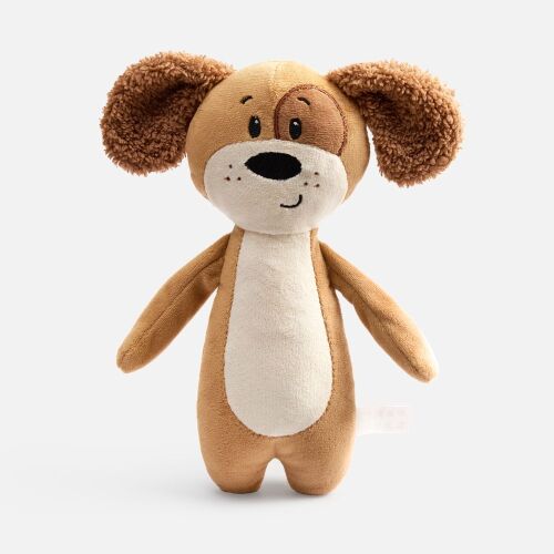 Мягкая игрушка Beastie Toys, собачка с белым шарфом 2 Мягкая игрушка Beastie Toys, собачка с белым шарфом 2