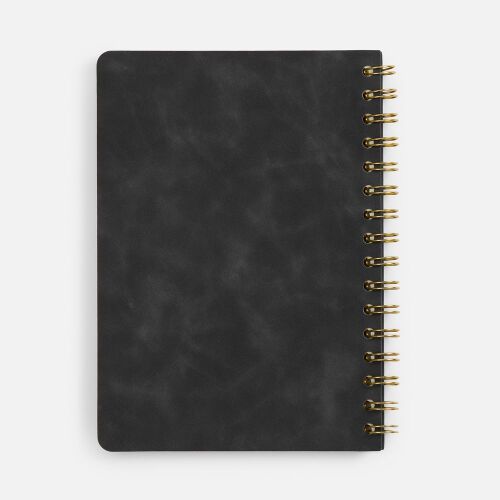 Ежедневник Spiral, недатированный, черный 2