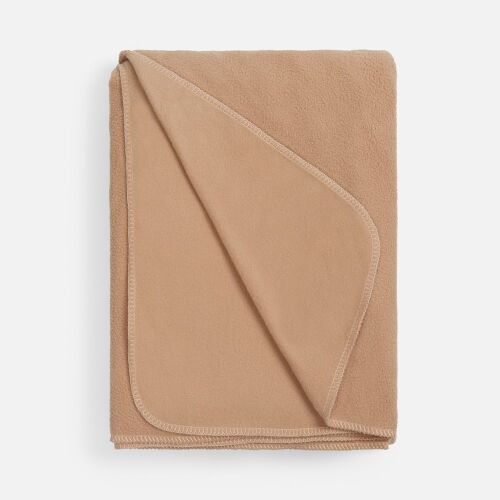 Флисовый плед Warm&Peace, бежевый 2