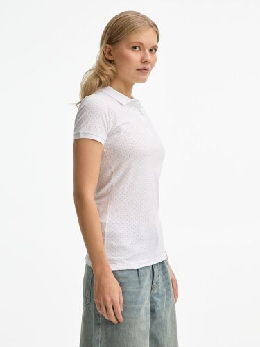 Рубашка поло женская Brandy Women белый/темно-синий, размер XS 4