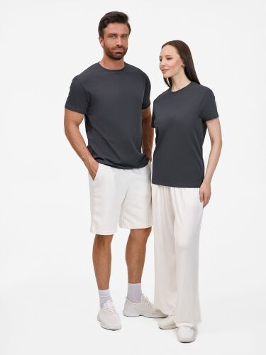 Футболка унисекс T-Bolka 200, темно-серая (графит), размер M 7