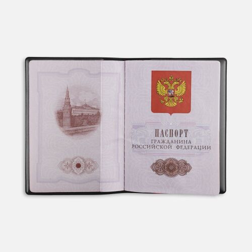 Обложка для паспорта Dorset, черная 3