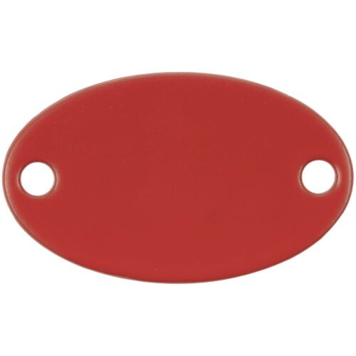 Шильдик металлический Alfa Oval, красный 1 Шильдик металлический Alfa Oval, красный 1