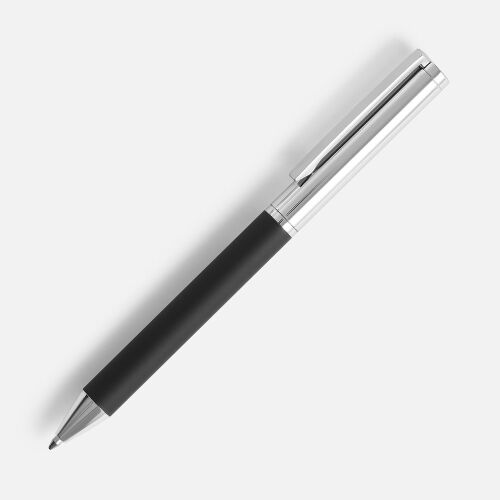 Ручка шариковая Eyeshot Soft Touch, черная 1