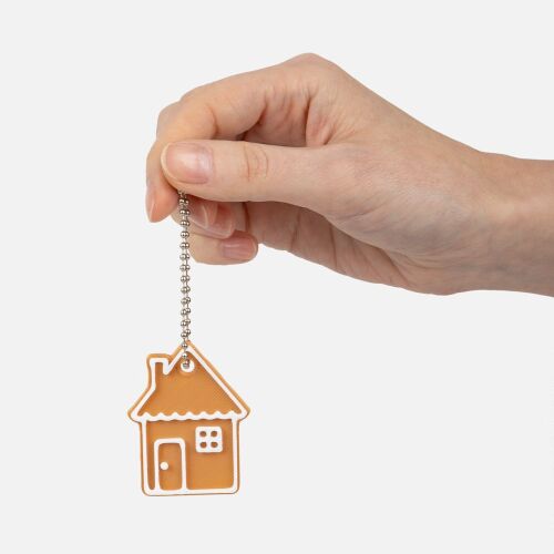 Мини-подвеска «Пряник», 3D-печать на заказ, домик 2 Мини-подвеска «Пряник», 3D-печать на заказ, домик 2