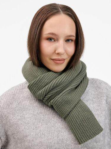 Шарф Catch Match, зеленый (полынь) 4