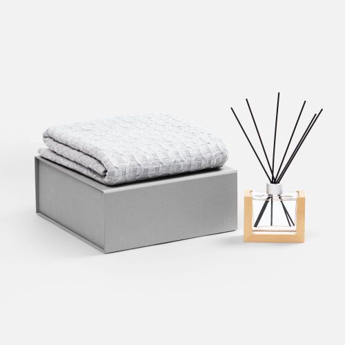 Коробка складная Quadra Fold, серая 5