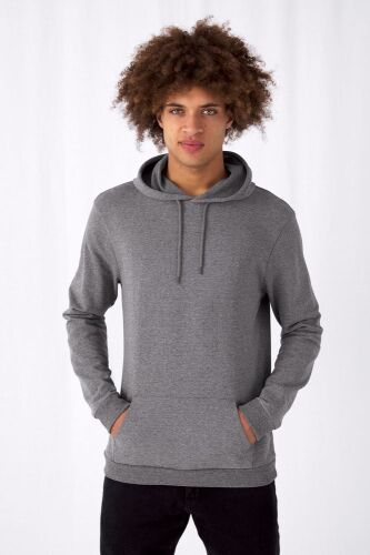 Толстовка с капюшоном унисекс Hoodie, серая (стальная), размер X 6