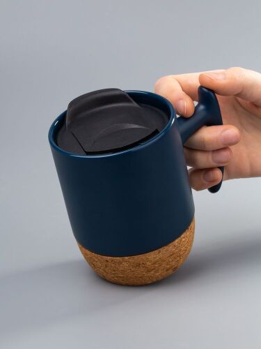 Кружка Corky Grip, синяя 5