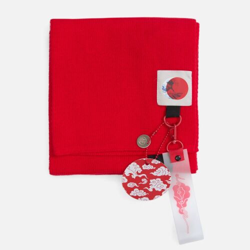 Цепочка для крепления Sharic, красная 4