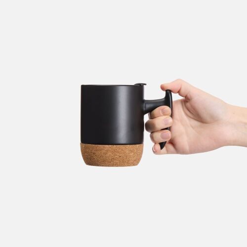 Кружка Corky Grip, черная 3