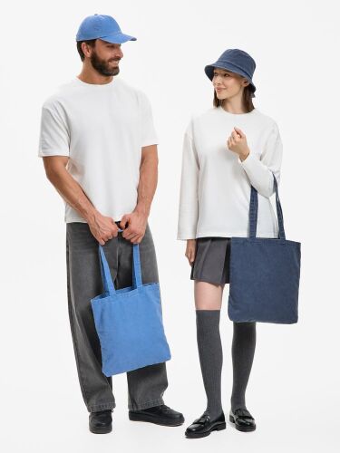 Сумка для покупок Berwi, темно-синяя 5