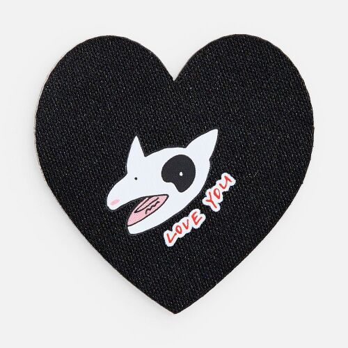 Наклейка тканевая Lunga Cor, M, черная 3