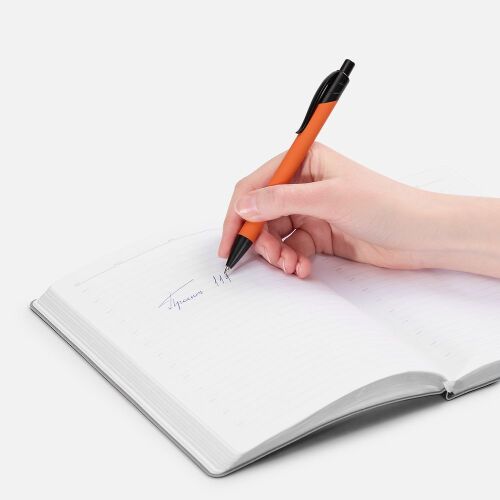 Ручка шариковая Undertone Black Soft Touch, оранжевая 4