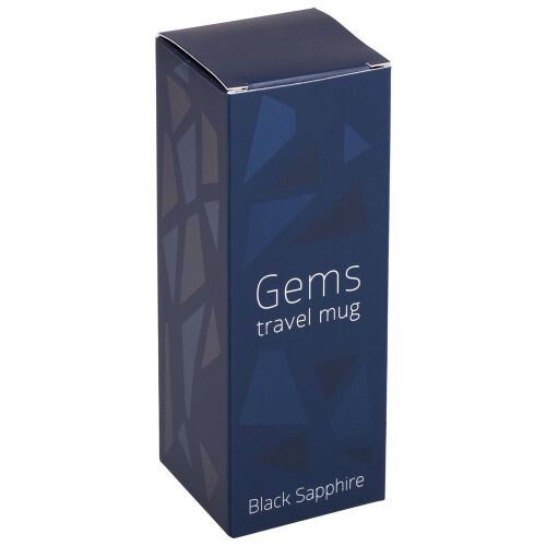 Термостакан Gems Black Sapphire, черный сапфир (синий) 2