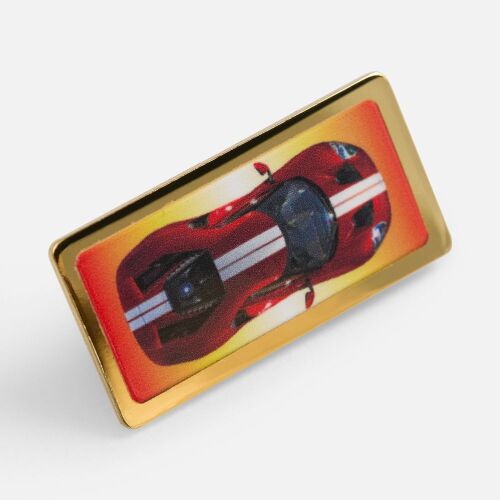 Значок Magnet Matto, золотистый глянцевый 3