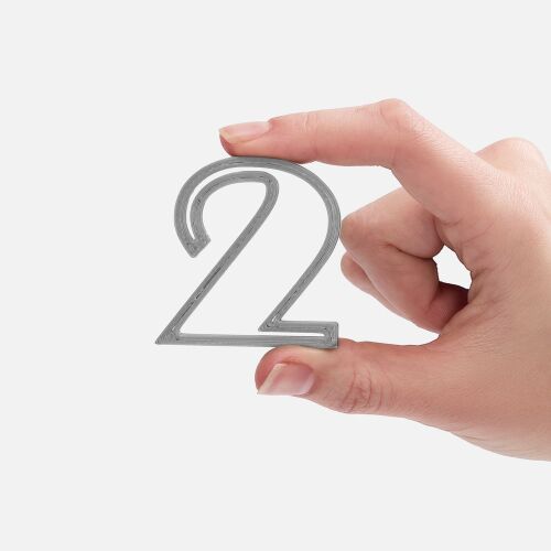 Подвеска Symbol, 3D-печать на заказ, цифра 2 2