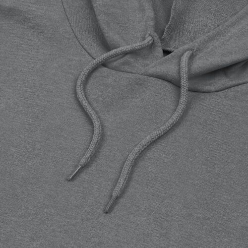 Толстовка с капюшоном унисекс Hoodie, серая (стальная), размер X 3