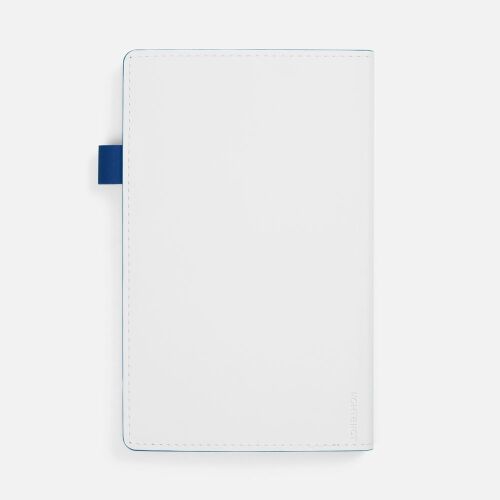 Ежедневник White Shall, недатированный, бело-синий 2