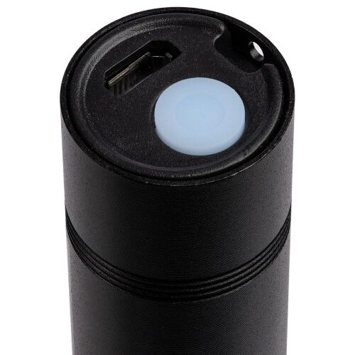 Фонарик аккумуляторный с фокусировкой луча Kirk, черный 1