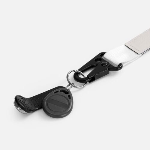 Брелок с карабином Manlig, белый 4