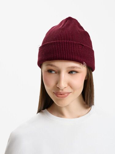 Шапка Ribelle, темно-красная (винная) 4