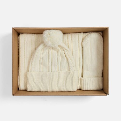 Набор Knit Beat, белый (молочный) 2