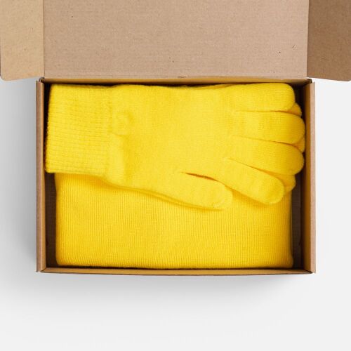 Набор Knit Warm, желтый 3