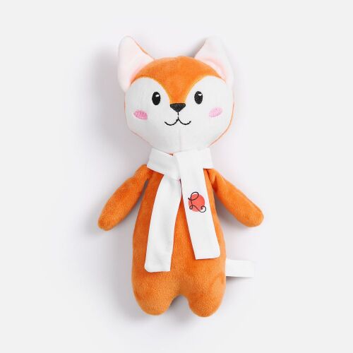 Мягкая игрушка Beastie Toys, лисенок с белым шарфом 7