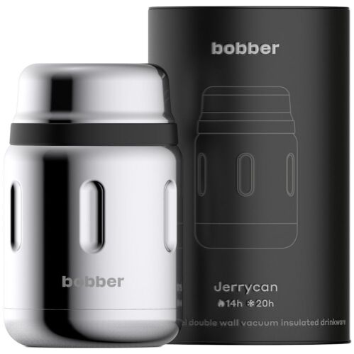 Термос для еды Jerrycan 700, вакуумный, стальной зеркальный 2
