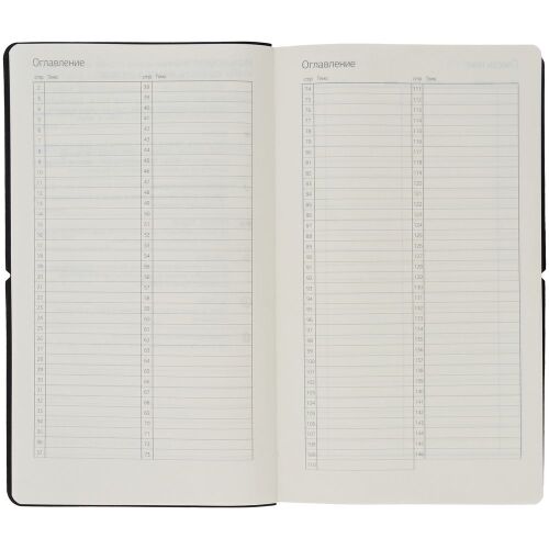 Ежедневник Nubuk, недатированный, темно-серый 7