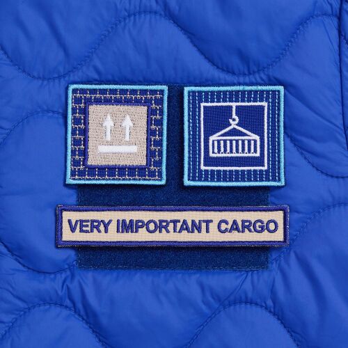 Основа Velkro S для крепления шевронов на липучке, синяя 5