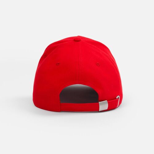 Бейсболка Classic 2.0, красная с белым кантом 5