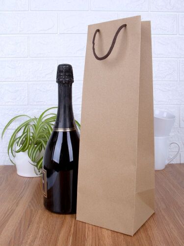 Пакет под бутылку Vindemia, крафт 5 Пакет под бутылку Vindemia, крафт 5