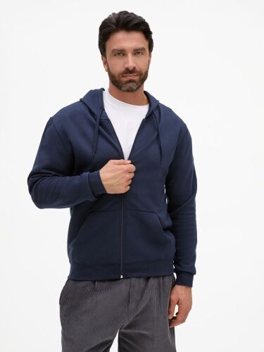 Толстовка унисекс Stone темно-синяя, размер L 4