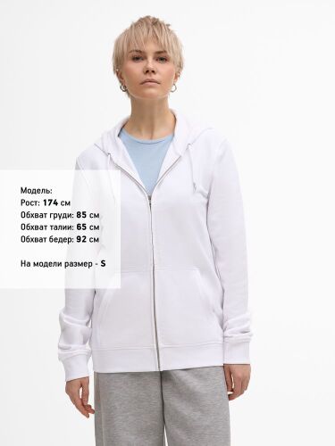 Толстовка унисекс Calipso, белая, размер XXL 3