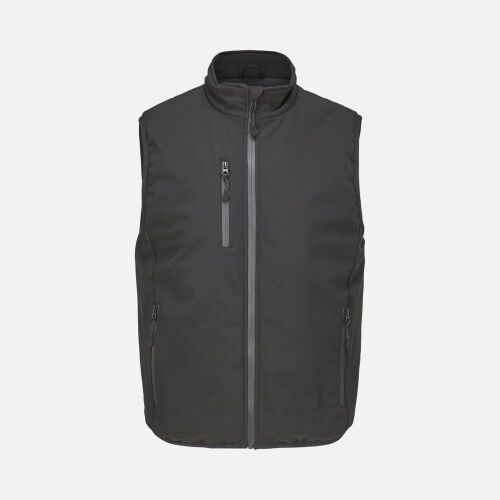 Жилет софтшелл унисекс Falcon BW, черный, размер XXL 1