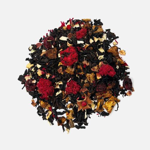 Чай «Сокочай», черный с соком ананаса с вишней, цветками и корко 3