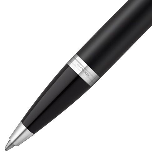 Ручка шариковая Parker IM Essential Muted Black CT, черная 3