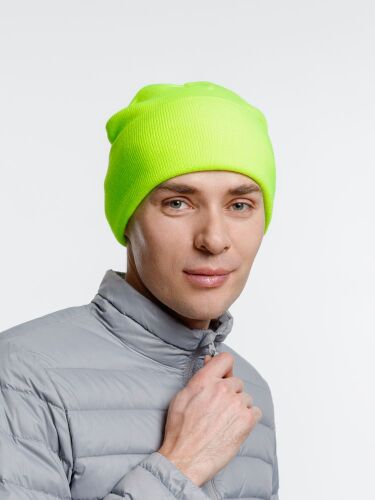 Шапка Urban Flow, салатовый неон 4 Шапка Urban Flow, салатовый неон 4