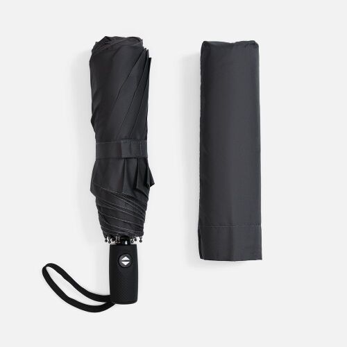 Складной зонт Dome Double с двойным куполом, серый 3